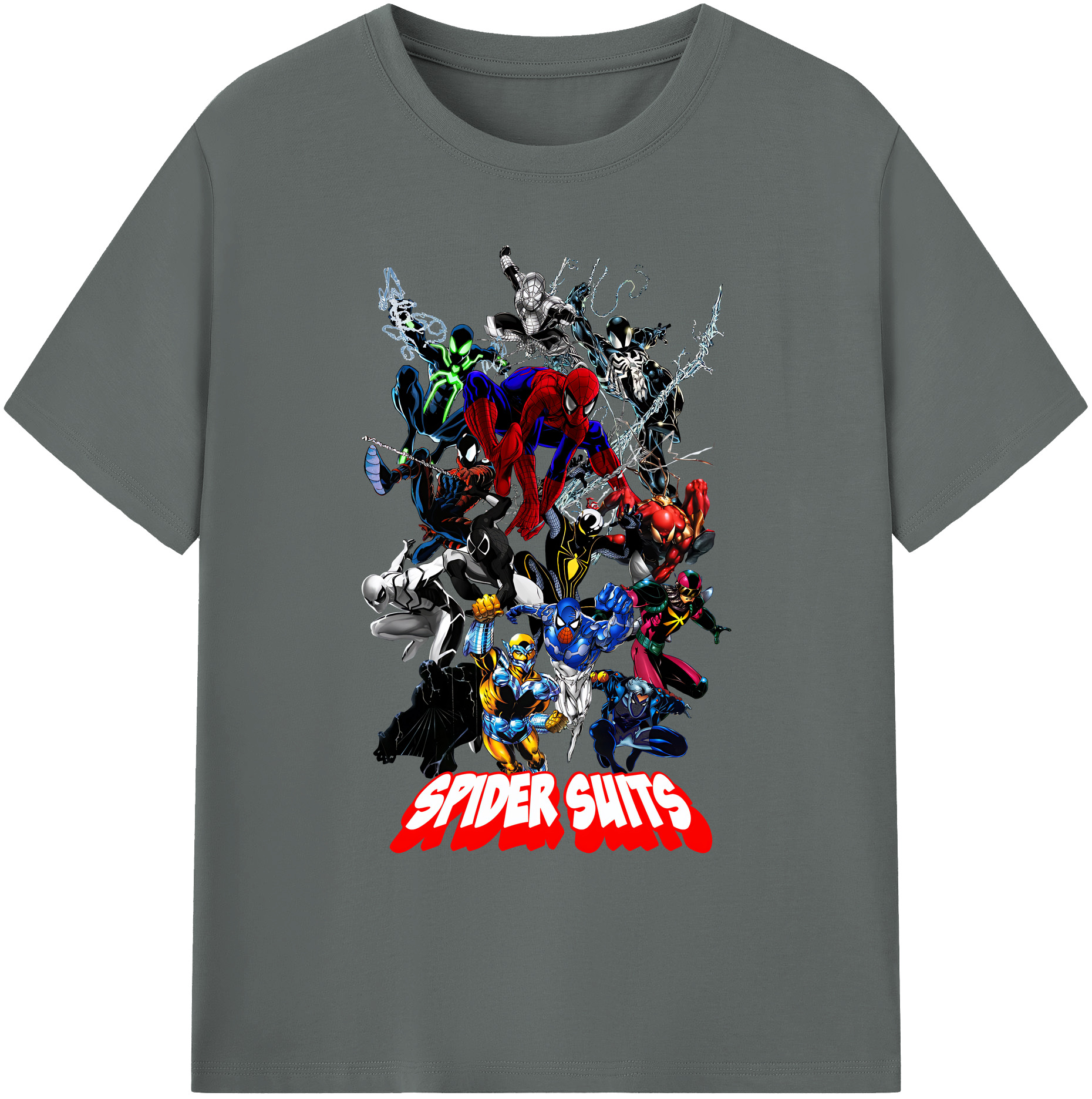 （画像用） Spider Man スパイダーマン 綿100％ メンズ半袖Tシャツ｜肌触りやわらか＆通気性